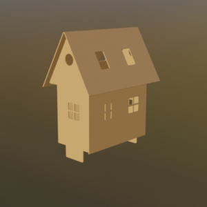 Shreddington Cottage House - papagáj játék