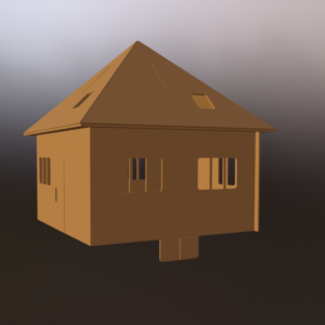 Shreddington Cube House papagáj rágójáték